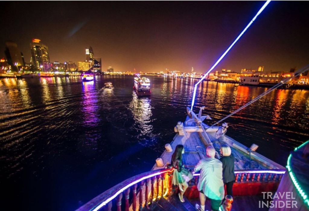 Dinner on a Traditional Boat in Dubai Creek